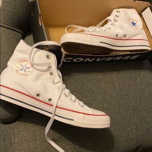 White high top Converse